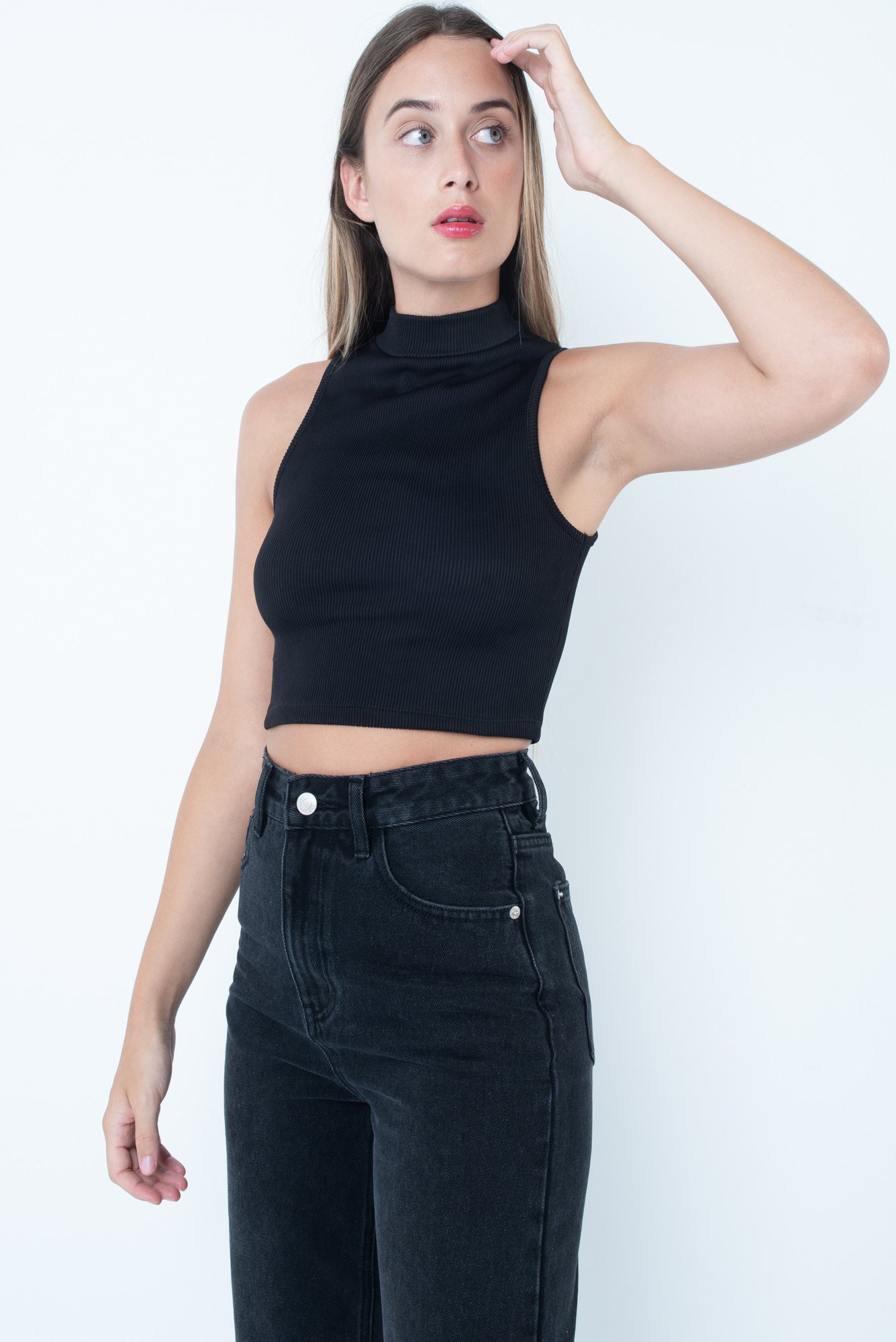 Crop top - Noir