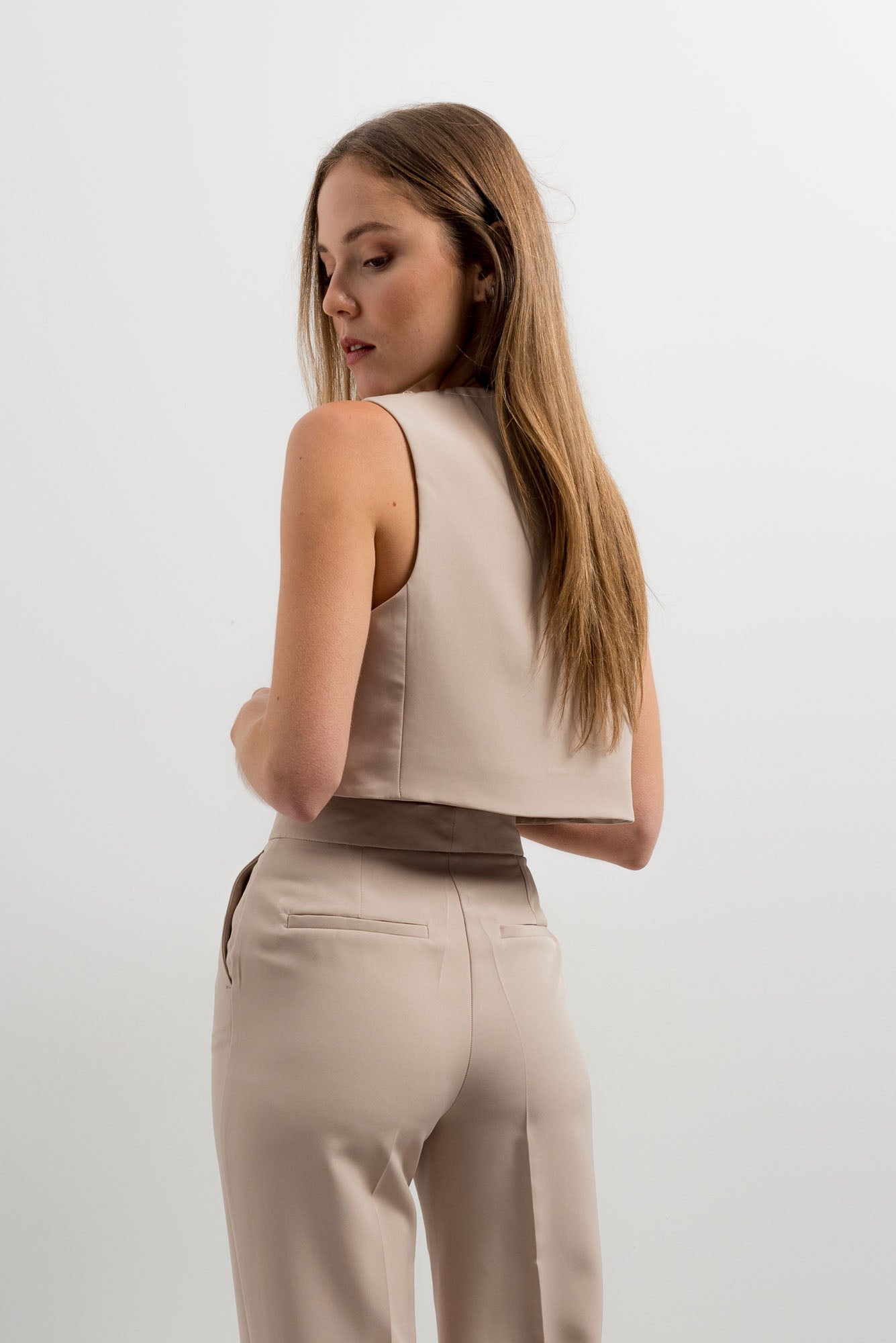 Pantalon de costume - Beige